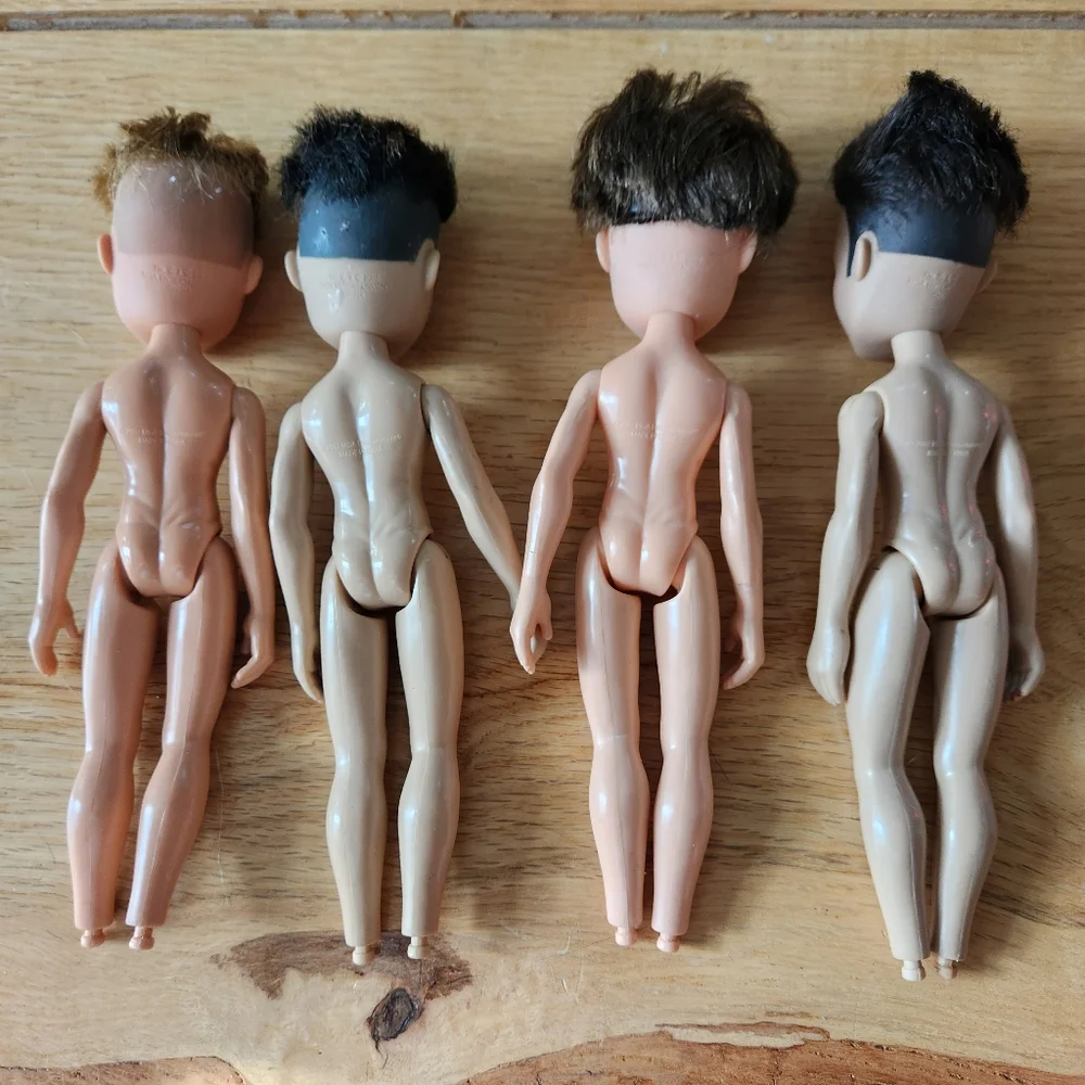 Lot of 10 Nude Bratz Dolls No Feet 4 Boys 6 Girls 10